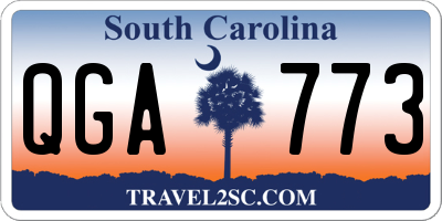 SC license plate QGA773