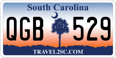 SC license plate QGB529