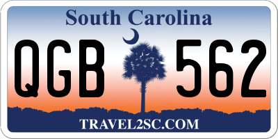 SC license plate QGB562
