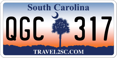 SC license plate QGC317
