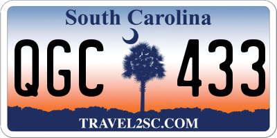 SC license plate QGC433