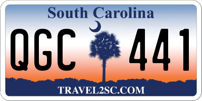 SC license plate QGC441