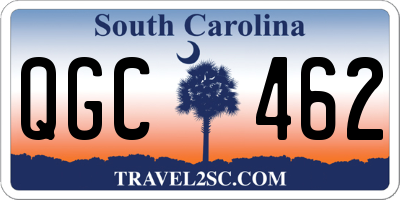 SC license plate QGC462
