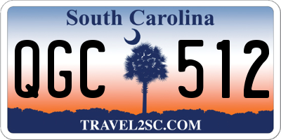SC license plate QGC512
