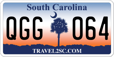SC license plate QGG064