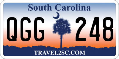 SC license plate QGG248