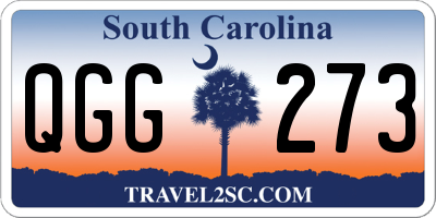 SC license plate QGG273