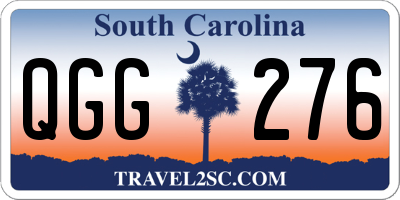 SC license plate QGG276