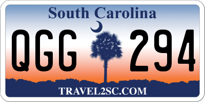 SC license plate QGG294