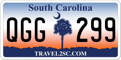 SC license plate QGG299