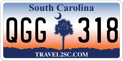 SC license plate QGG318