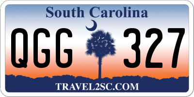 SC license plate QGG327