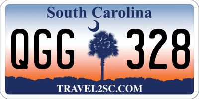 SC license plate QGG328