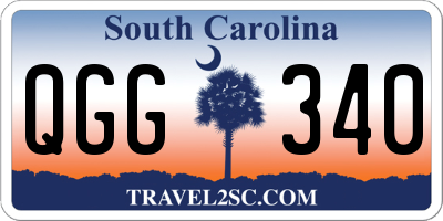 SC license plate QGG340