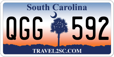 SC license plate QGG592