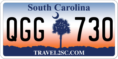 SC license plate QGG730
