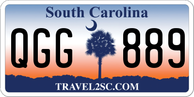SC license plate QGG889