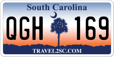 SC license plate QGH169