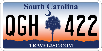 SC license plate QGH422