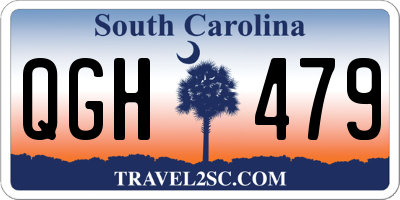 SC license plate QGH479