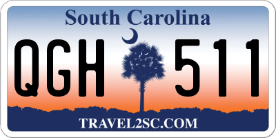 SC license plate QGH511