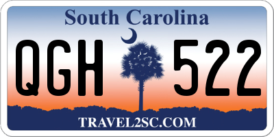 SC license plate QGH522