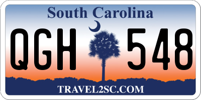 SC license plate QGH548