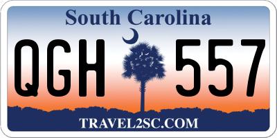 SC license plate QGH557