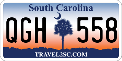 SC license plate QGH558