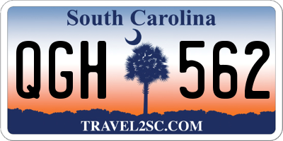 SC license plate QGH562