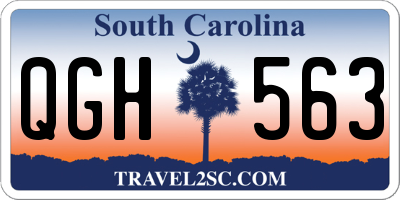 SC license plate QGH563