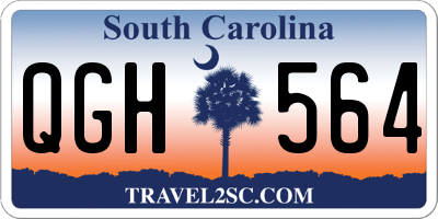 SC license plate QGH564