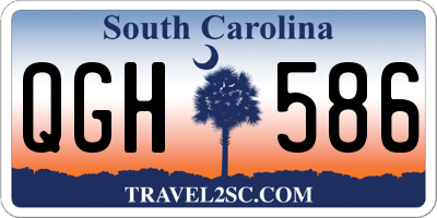 SC license plate QGH586