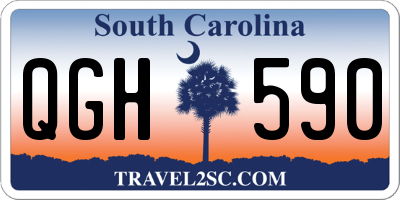 SC license plate QGH590