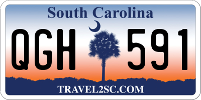 SC license plate QGH591