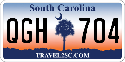 SC license plate QGH704