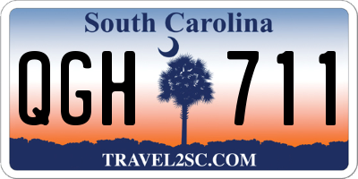 SC license plate QGH711