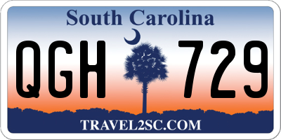 SC license plate QGH729