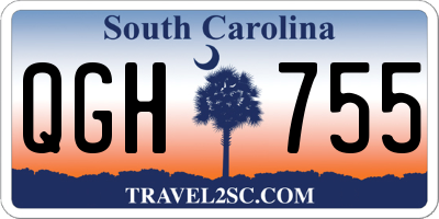 SC license plate QGH755