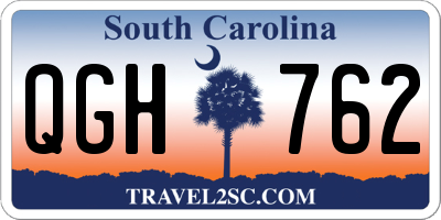 SC license plate QGH762