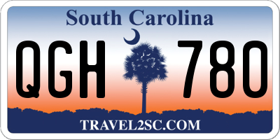 SC license plate QGH780