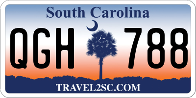 SC license plate QGH788