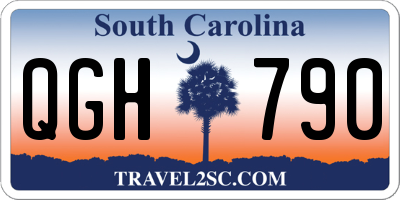 SC license plate QGH790