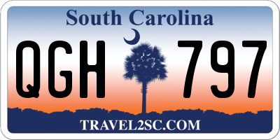 SC license plate QGH797