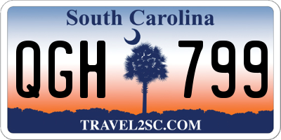 SC license plate QGH799