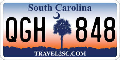 SC license plate QGH848