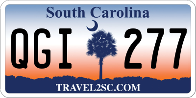 SC license plate QGI277