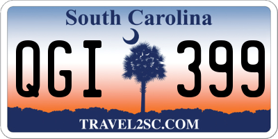SC license plate QGI399