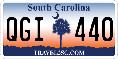 SC license plate QGI440