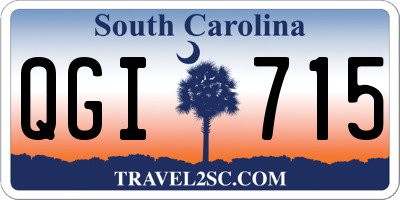 SC license plate QGI715